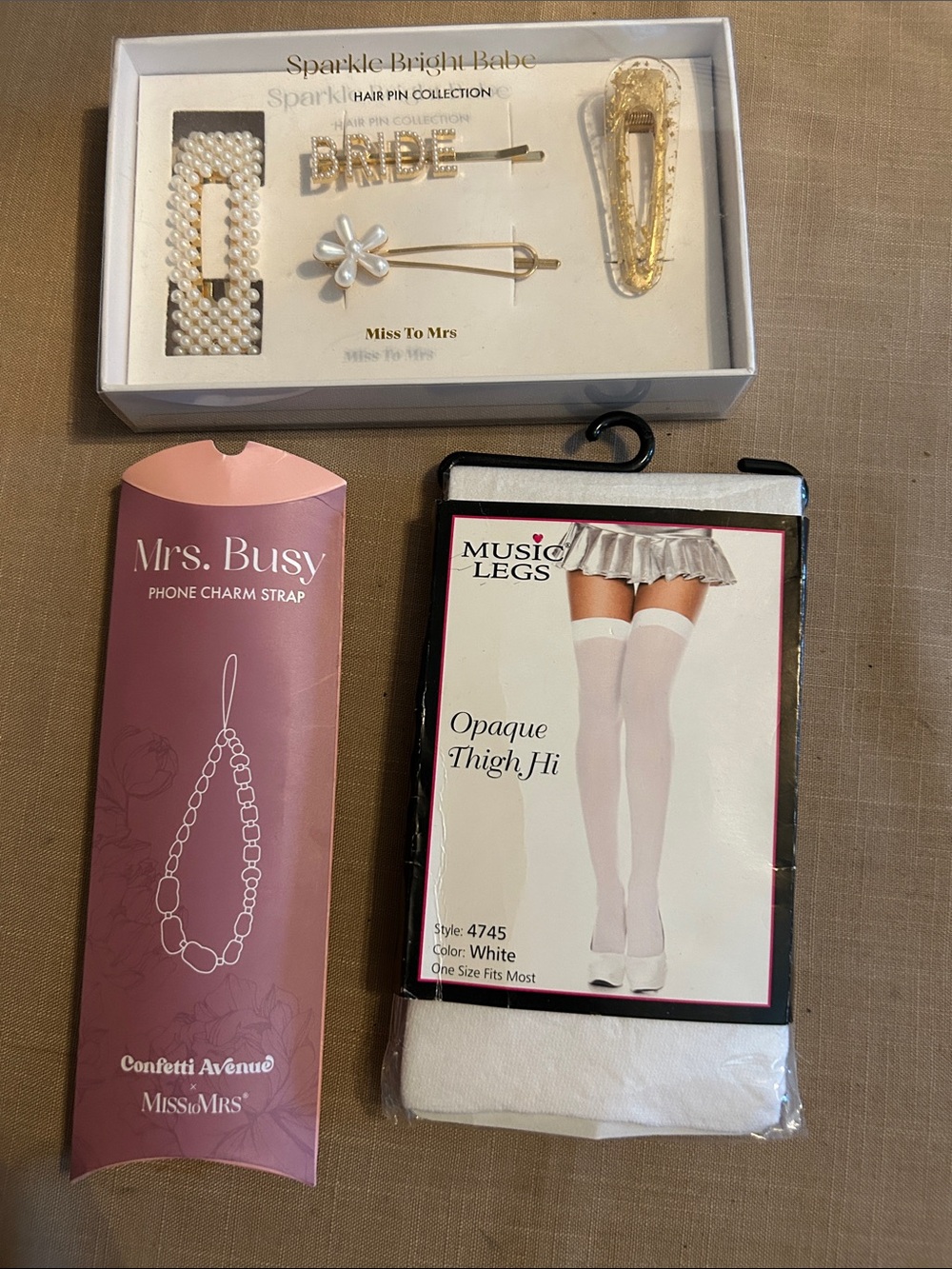 NWT Bridal Accessories